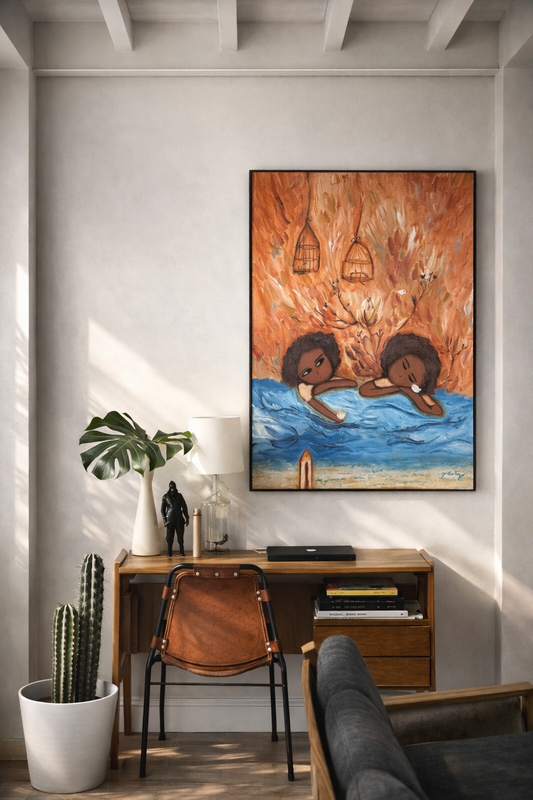 Tudo é ninho - 50 x 70 cm